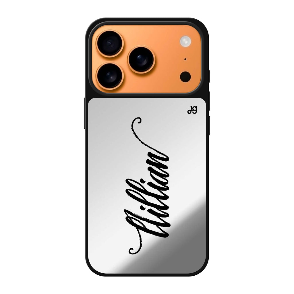 Vintage Writing personalized name vintage iPhone 17 Pro Max mirror case