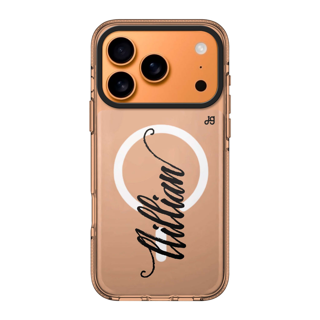 Vintage Writing personalized name graphic vintage iPhone 17 Pro Max ultra clear case
