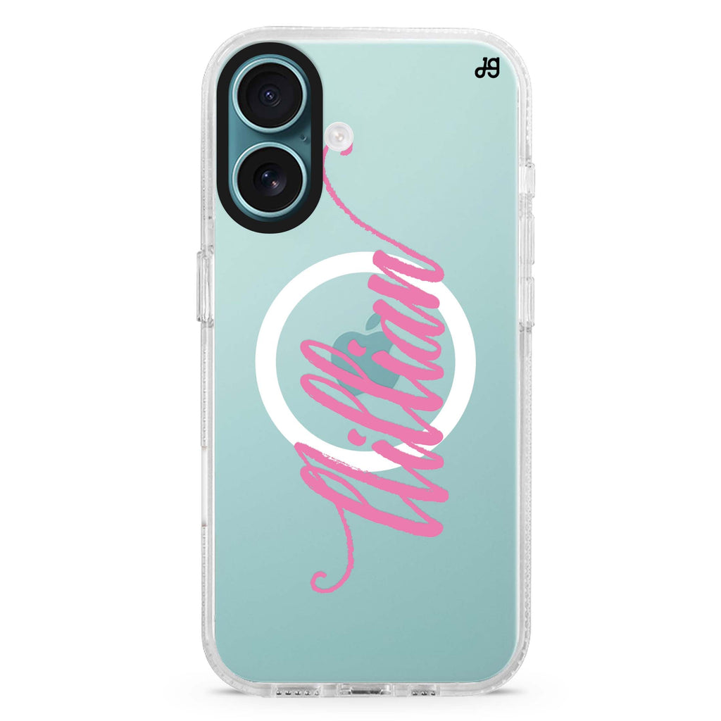Vintage Writing MagSafe Compatible iPhone 16 Ultra Clear Case - Personalized and Stylish Protection