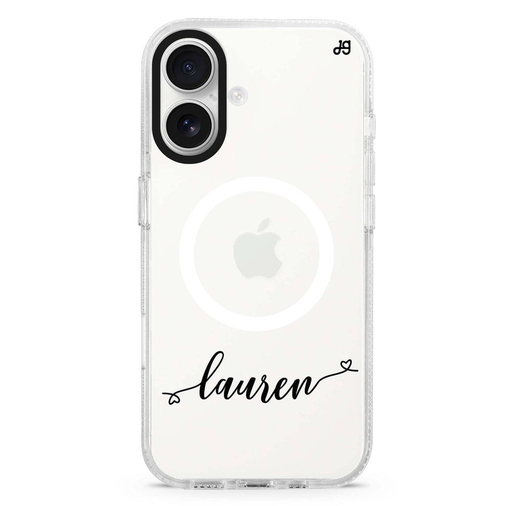 Made with love MagSafe Compatible iPhone 16 Ultra Clear Case - Personalized and Stylish Protection