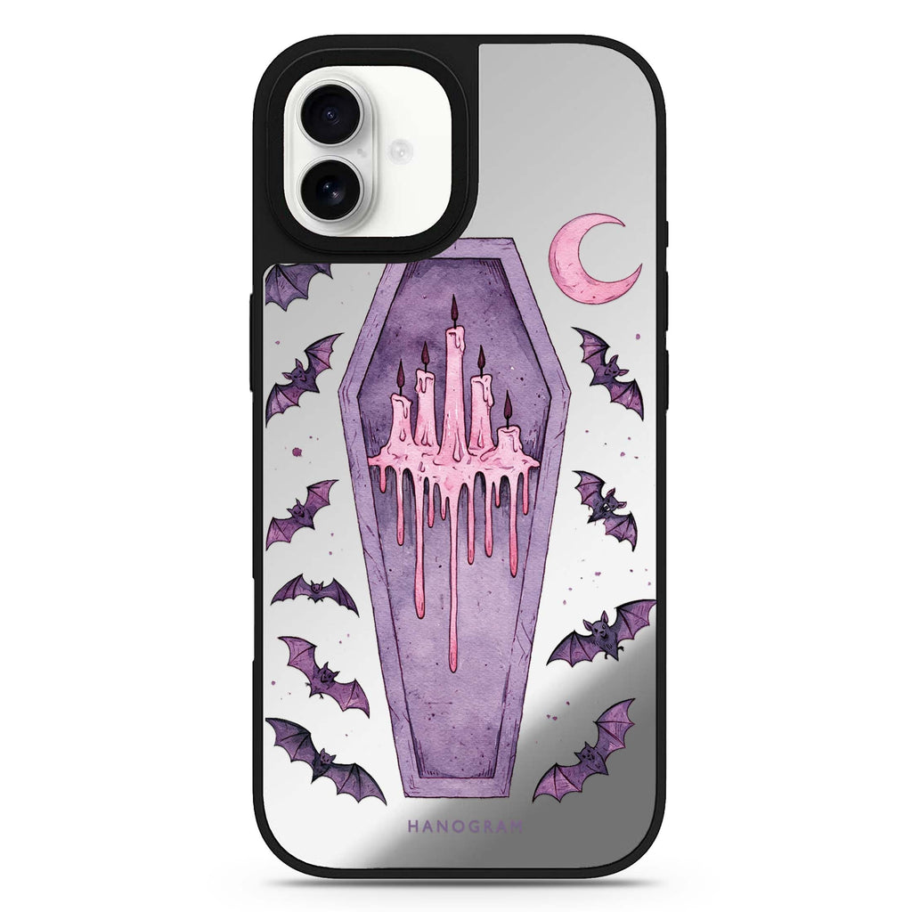 Lavender Candle Crypt iPhone 17 Mirror Case - View 1