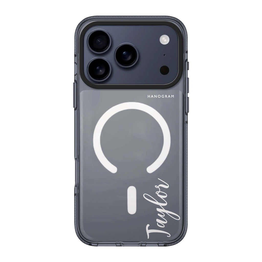 Falling For You personalized name typography iPhone 17 Pro Max ultra clear case