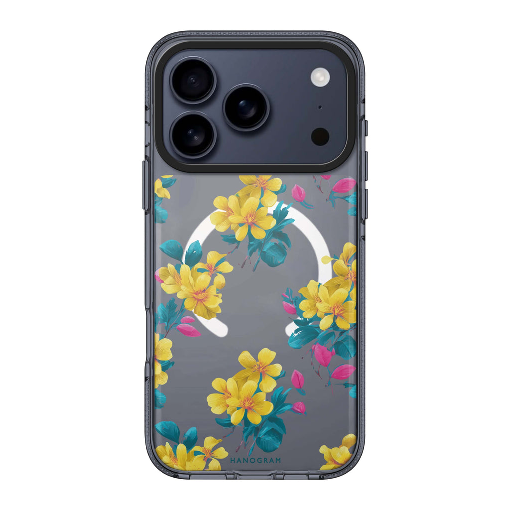 Tropical Bloom flower floral spring summer iPhone 17 Pro Max ultra clear case