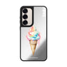 Custom name Frozen Bliss Samsung Galaxy mirror case front view