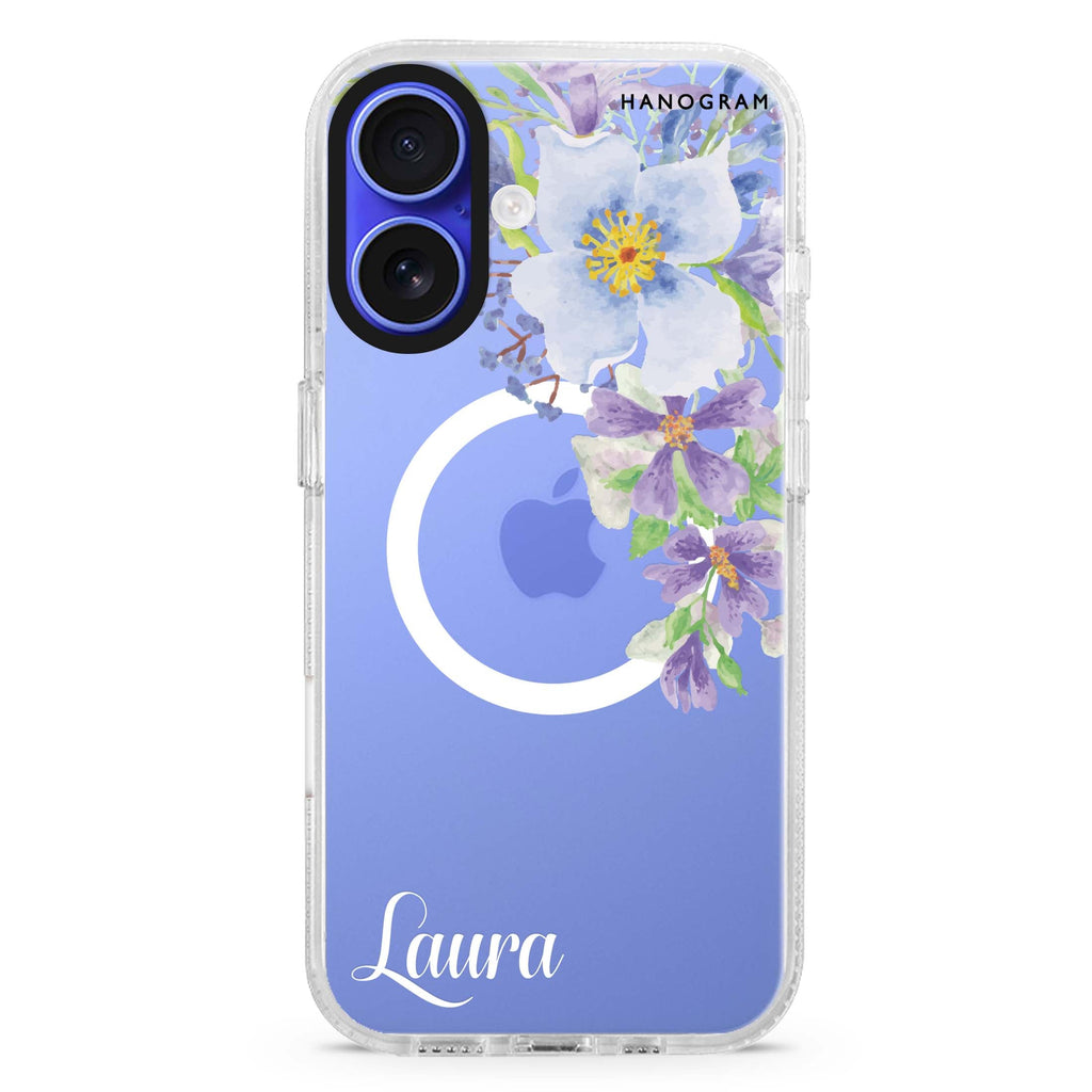 Fragrance of Flower MagSafe Compatible iPhone 16 Ultra Clear Case - Personalized and Stylish Protection