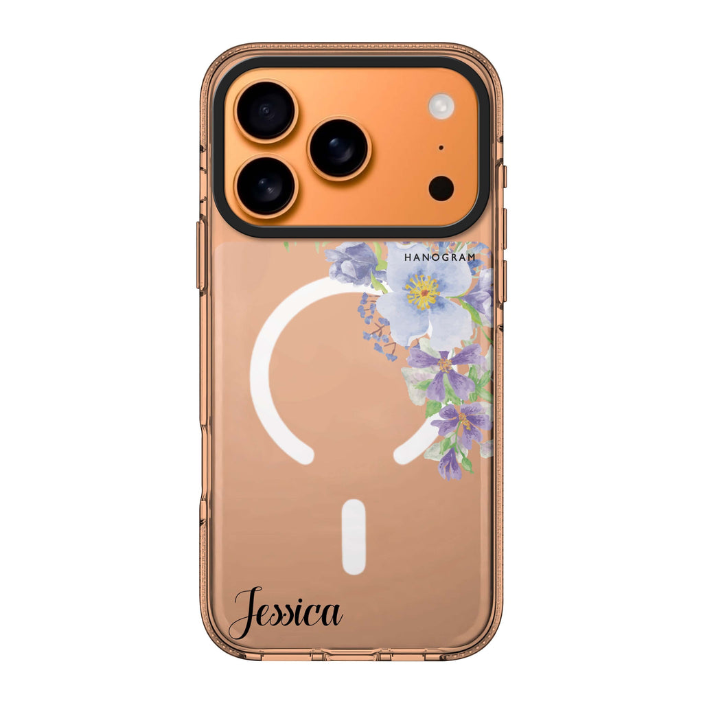 Fragrance of Flower personalized name flower floral iPhone 17 Pro Max ultra clear case