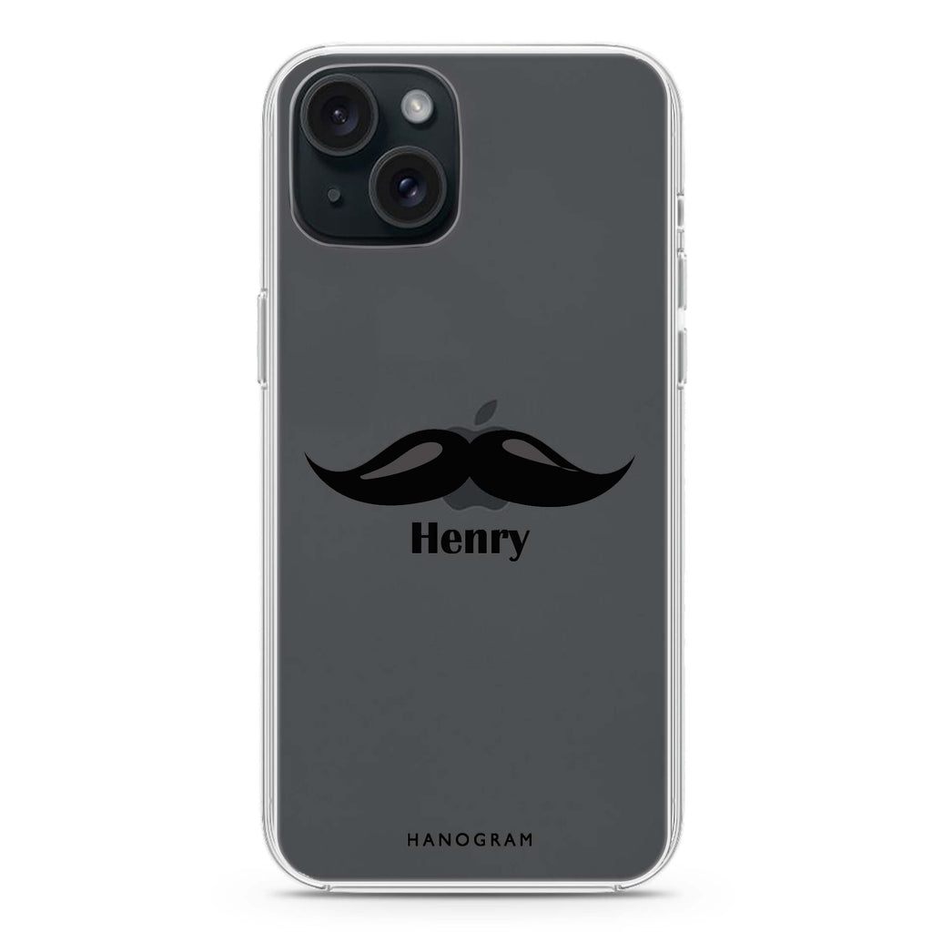 Moustache iPhone 15 plus Ultra Clear Case