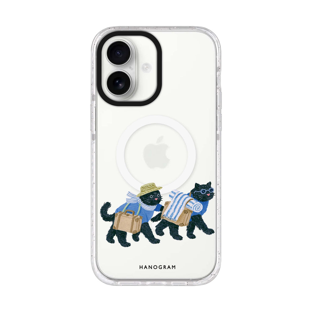 Whiskers on Holiday iPhone 17 Ultra Clear Case - product image 1