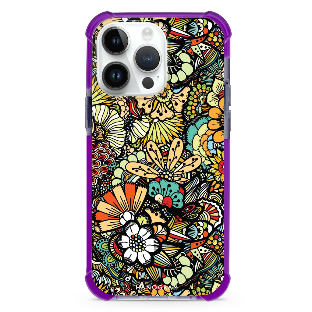Blooming Harmony MagSafe Compatible Ultra Shockproof Case
