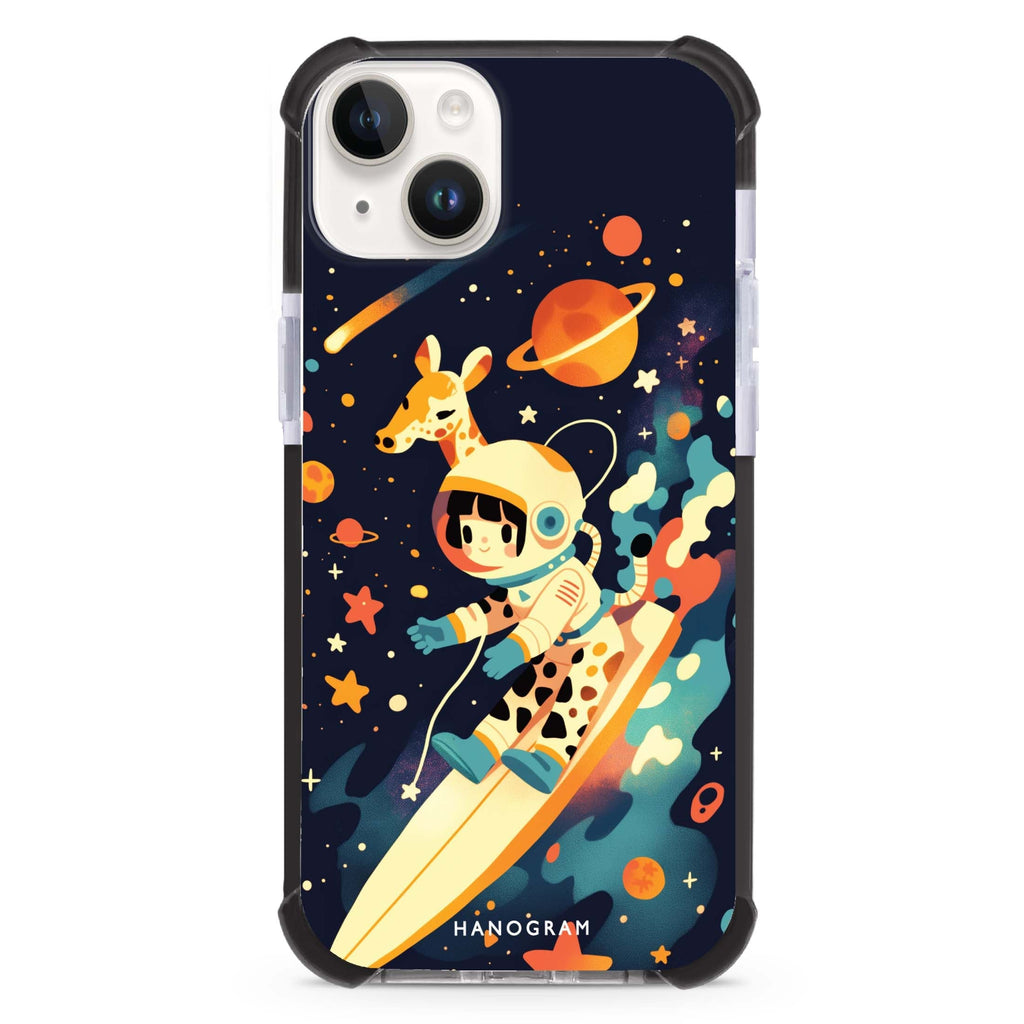 Space Giraffe iPhone 15 Plus Ultra Shockproof Case