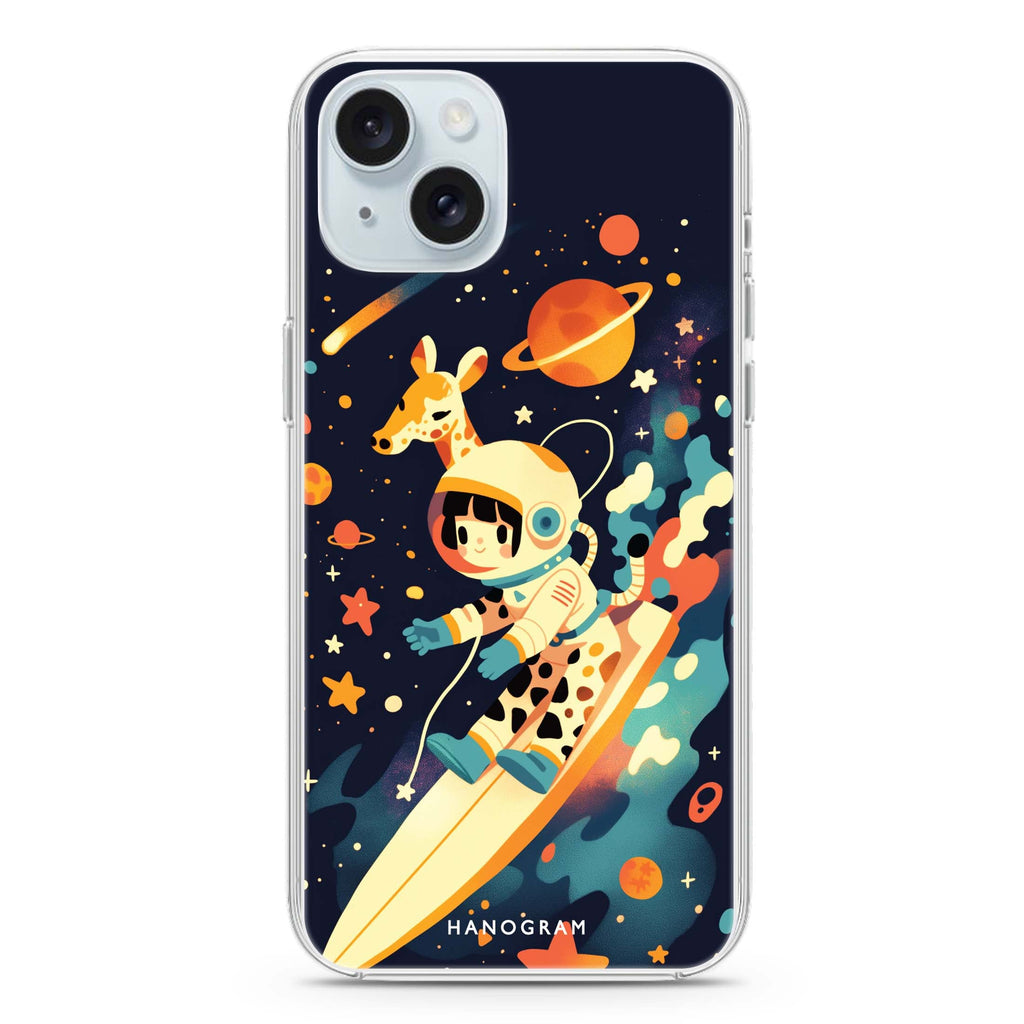 Space Giraffe iPhone Ultra Clear Case
