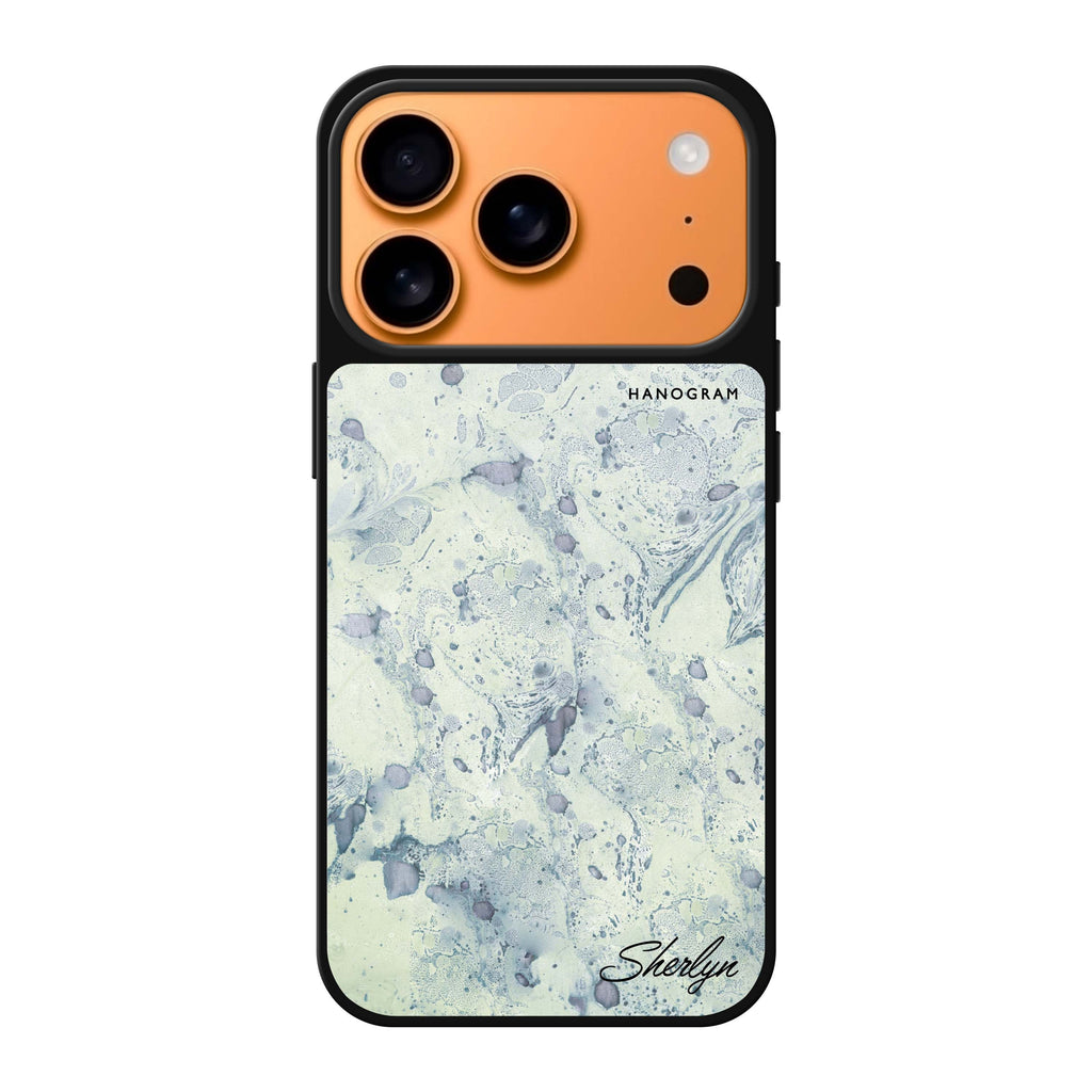 Vintage Marble personalized name marble iPhone 17 Pro Max mirror case