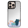 Purrfect New Home cat design iPhone 16/15/14 Pro Max & Pro mirror case