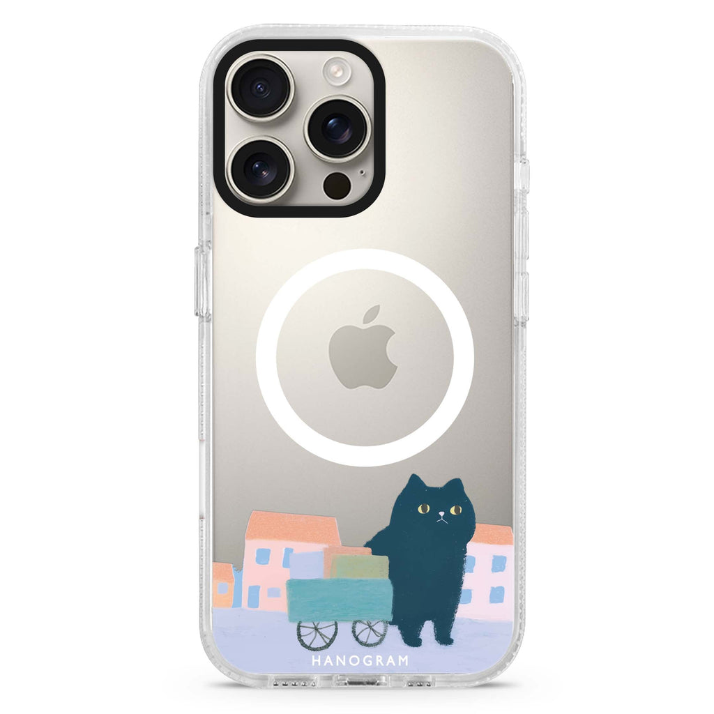 Purrfect New Home MagSafe Compatible Ultra Clear Case