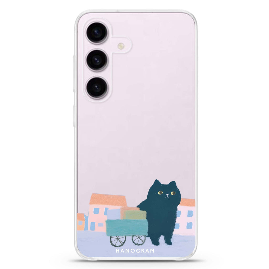 Purrfect New Home Samsung Galaxy Ultra Clear Case