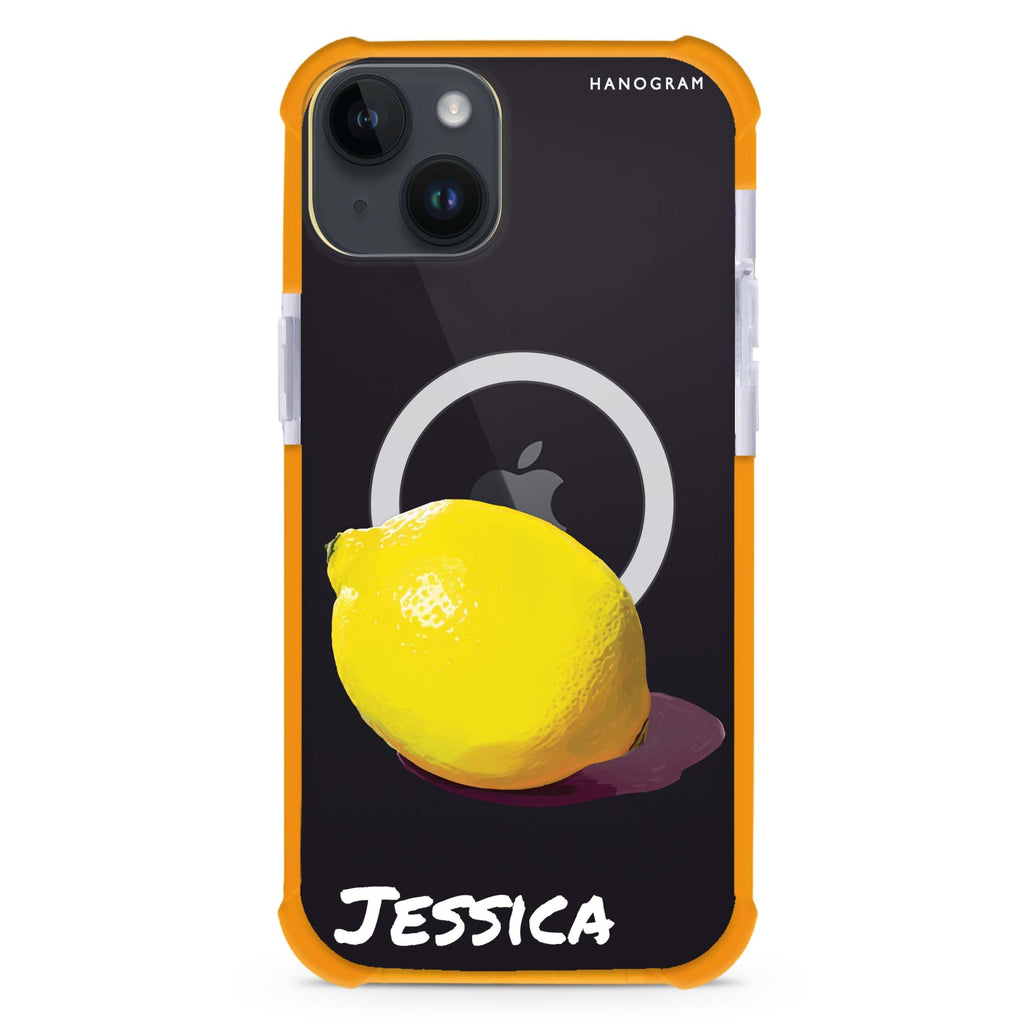 Lemon Lush iPhone 14 Plus MagSafe Compatible Ultra Shockproof Case