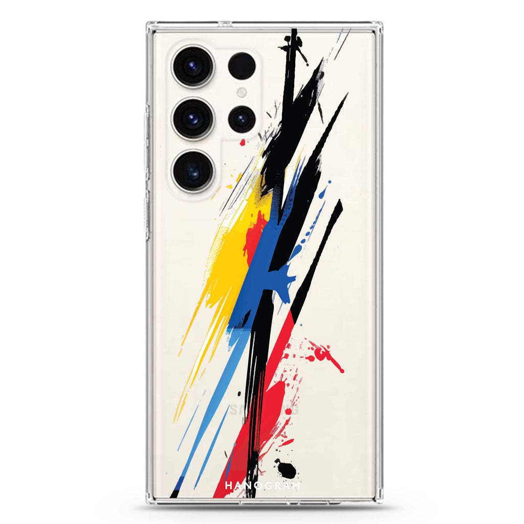 Colorwave Creations Samsung Galaxy S26/S25/S24/S23/S22 Ultra ultra clear case, transparent design, main view