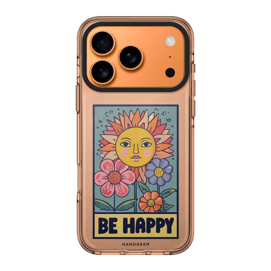 Sunny Smile sun celestial nature playful iPhone 17 Pro Max ultra clear case