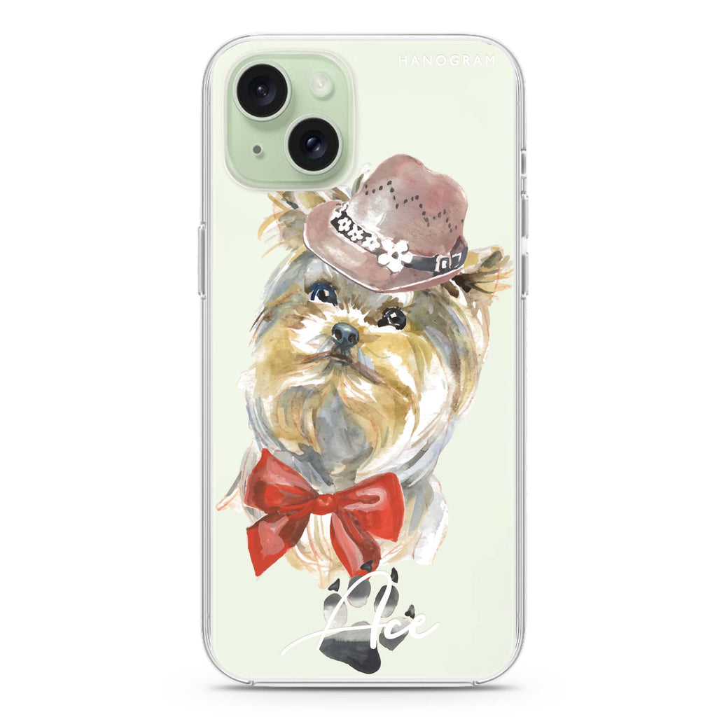 Yorkshire Terrier iPhone 15 plus Ultra Clear Case