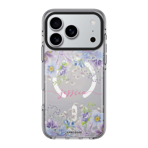 Flowers Bloom personalized name flower floral spring iPhone 17 Pro Max ultra clear case