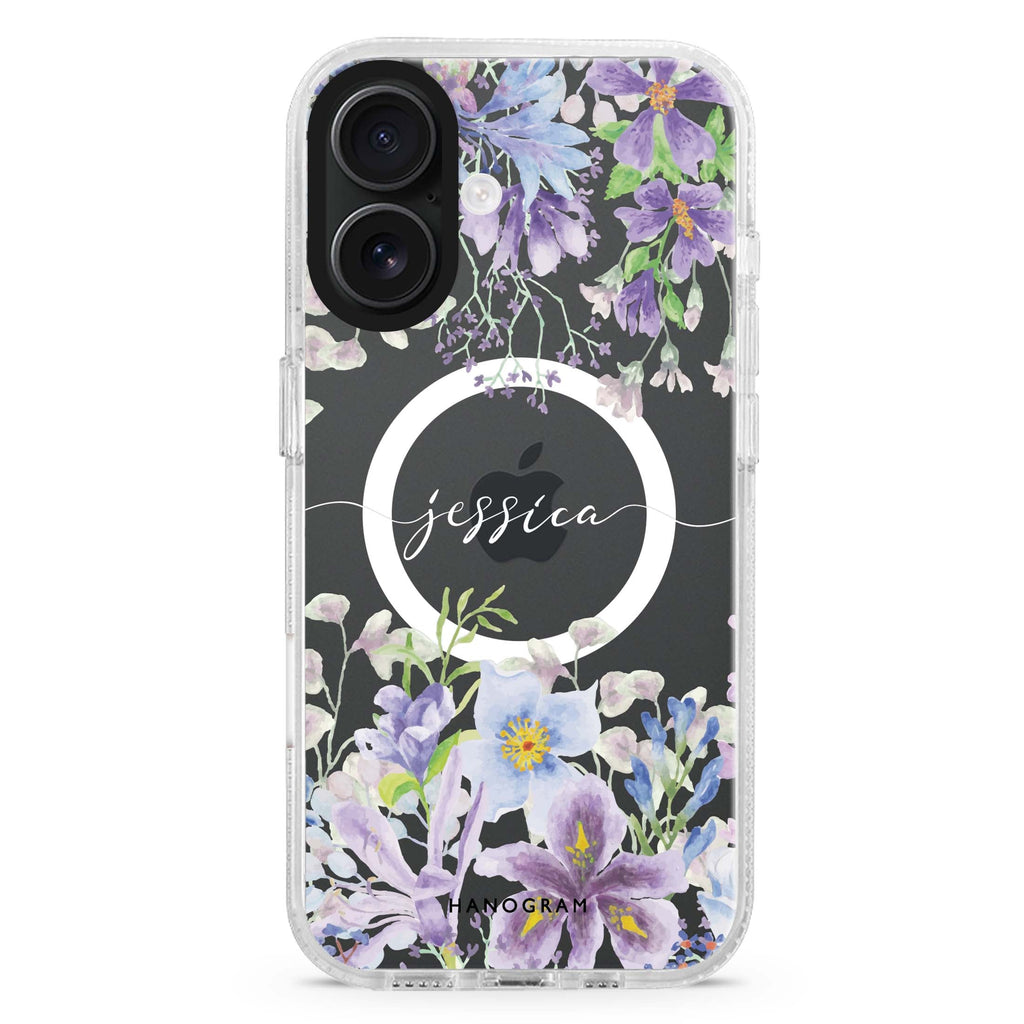 Flowers Bloom MagSafe Compatible iPhone 16 Ultra Clear Case - Personalized and Stylish Protection