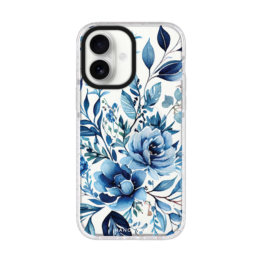 Floral Style 4 iPhone 17 ultra clear MagSafe case, front product view