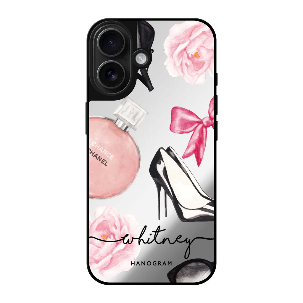 Reflective iPhone 16 Mirror Case –Fashion Cosmetic Design