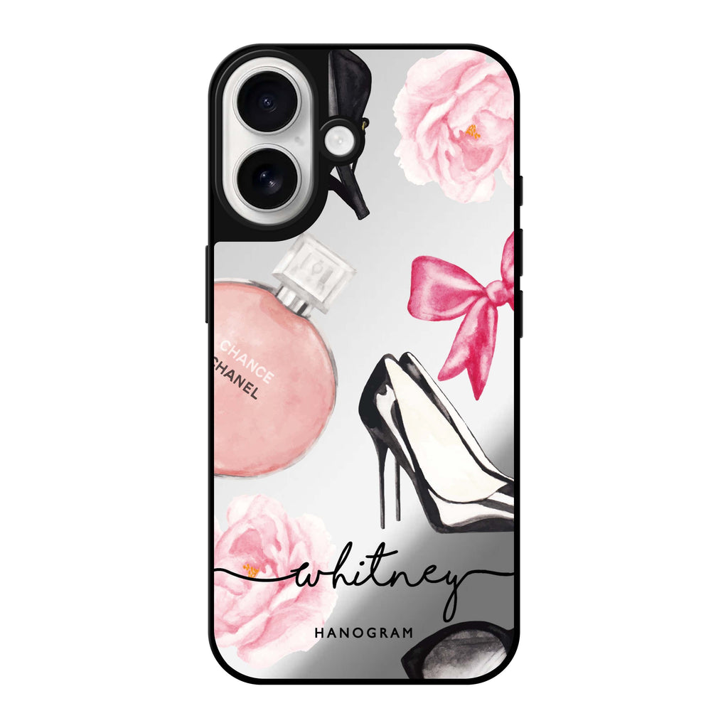 Reflective iPhone 16 Mirror Case –Fashion Cosmetic Design