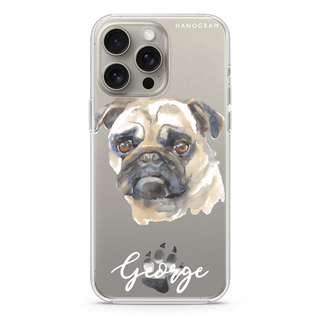 Pug iPhone Ultra Clear Case