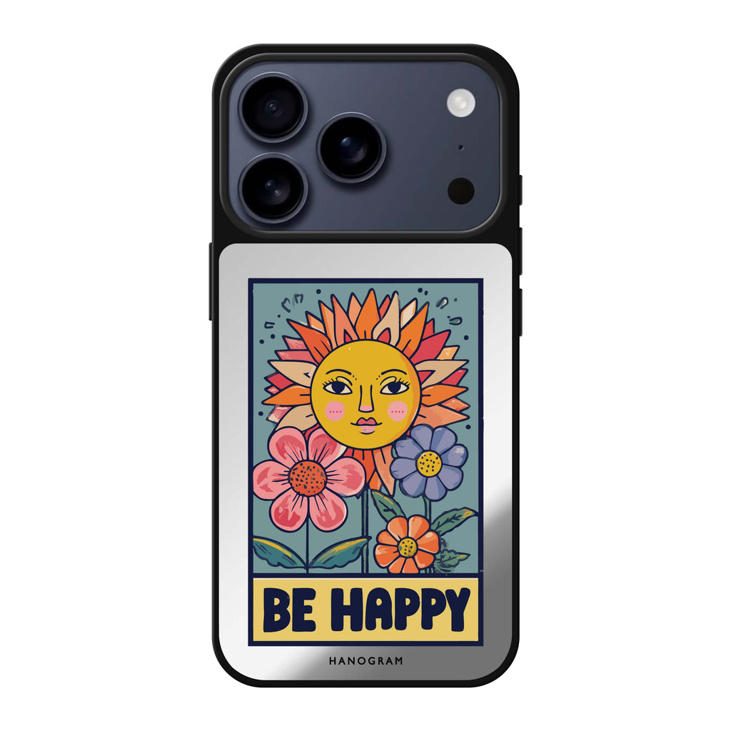 Sunny Smile summer sun celestial nature iPhone 17 Pro Max mirror case
