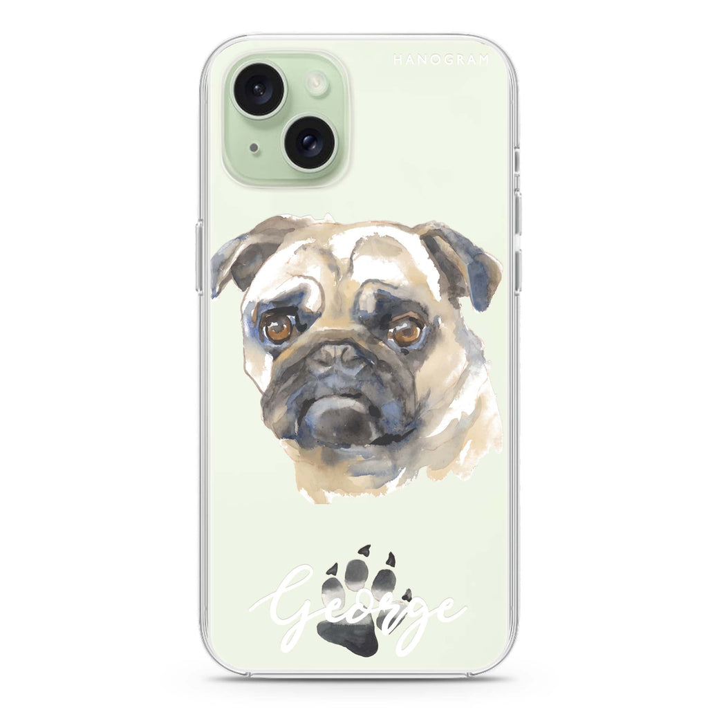 Pug iPhone Ultra Clear Case