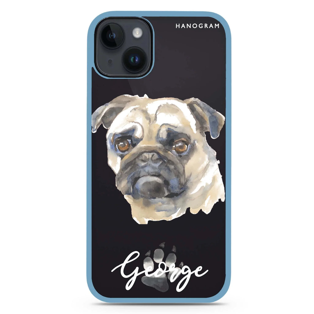 Pug iPhone 15 Impact Guard Bumper Case