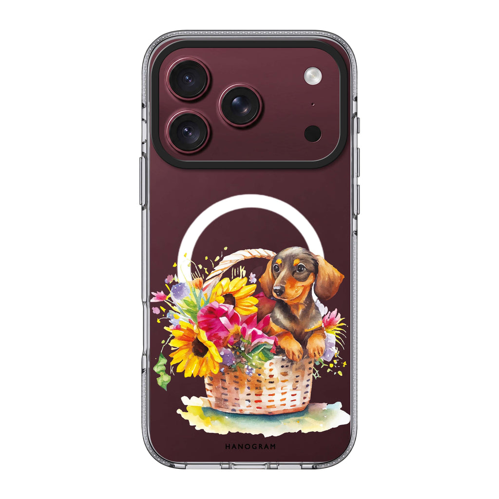 Floral & Dog Ultra Clear Case