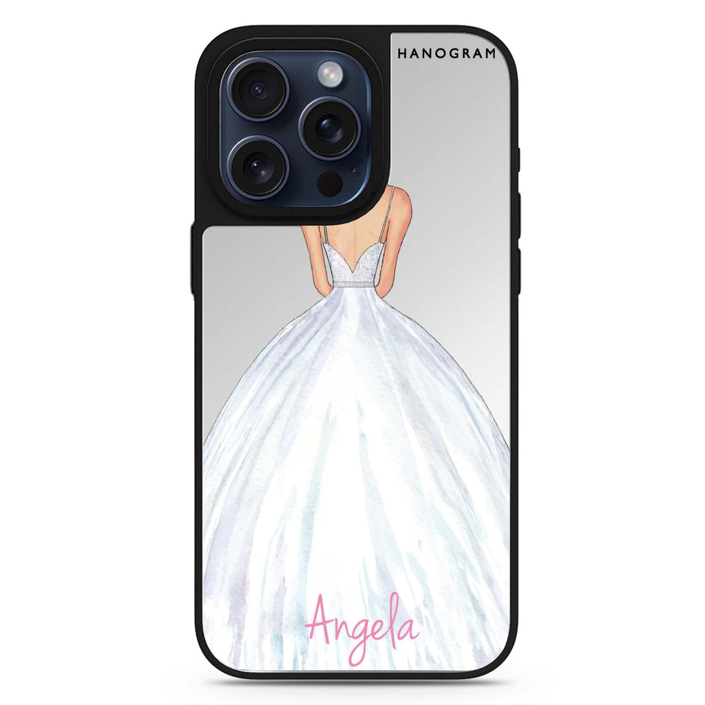 Bride Moment II personalized name MagSafe mirror case for iPhone 16/15/14 Pro Max and Pro, main view