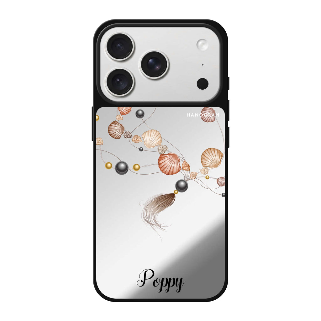 Connection of Sea personalized name summer nature iPhone 18 Pro Max mirror case