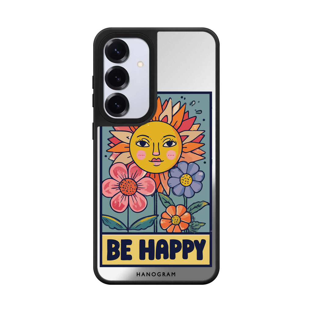 Sunny Smile Samsung Galaxy mirror case front view