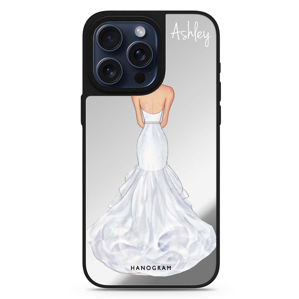 Bride Moment III personalized name MagSafe mirror case for iPhone 16/15/14 Pro Max and Pro, main view