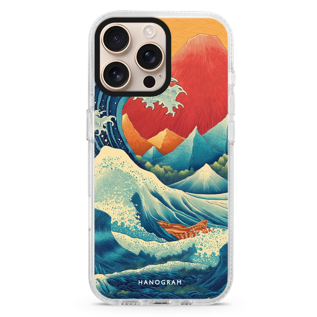 Rising Waves iPhone Ultra Clear Case