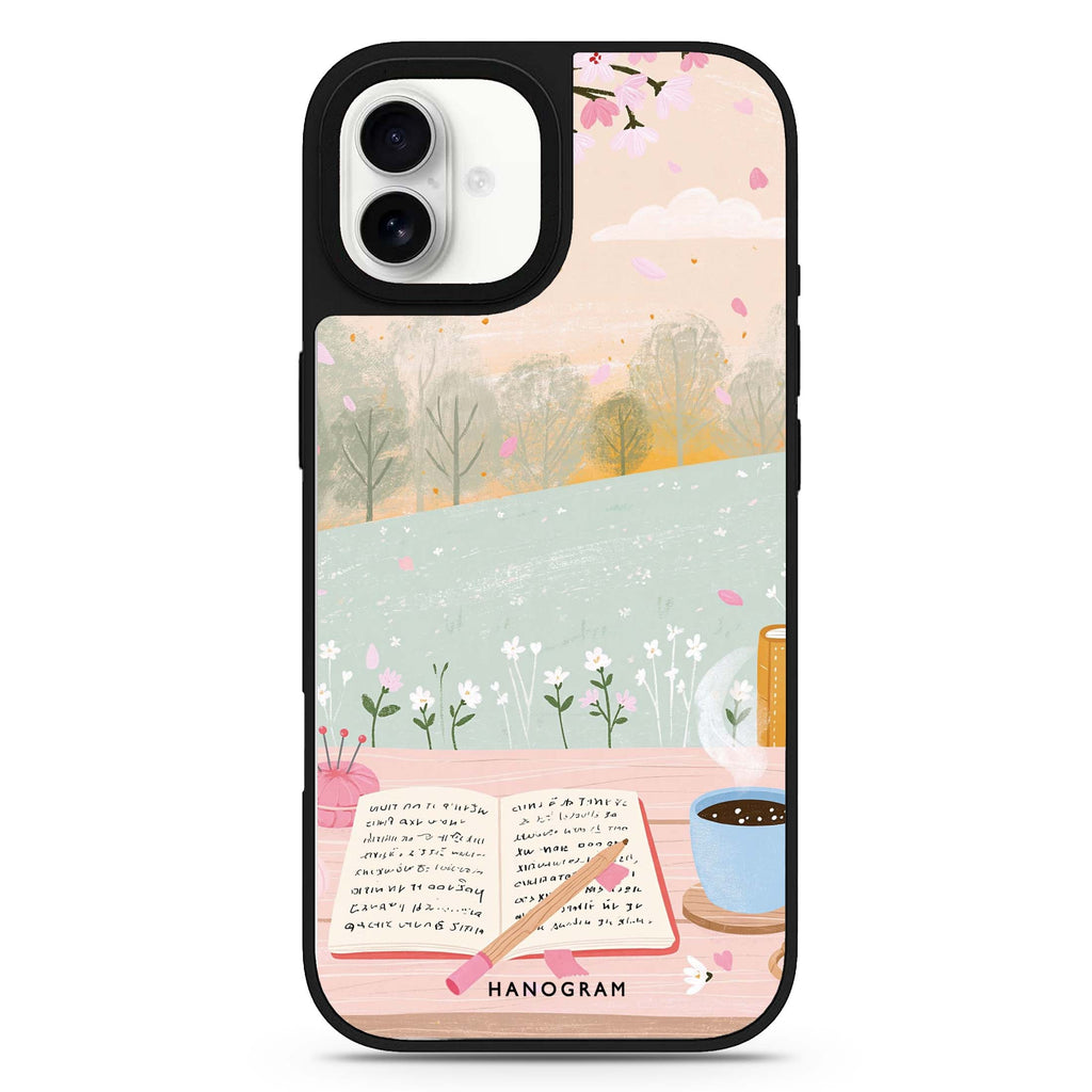 Pages by the Spring Window iPhone 17 Mirror Case - View 1