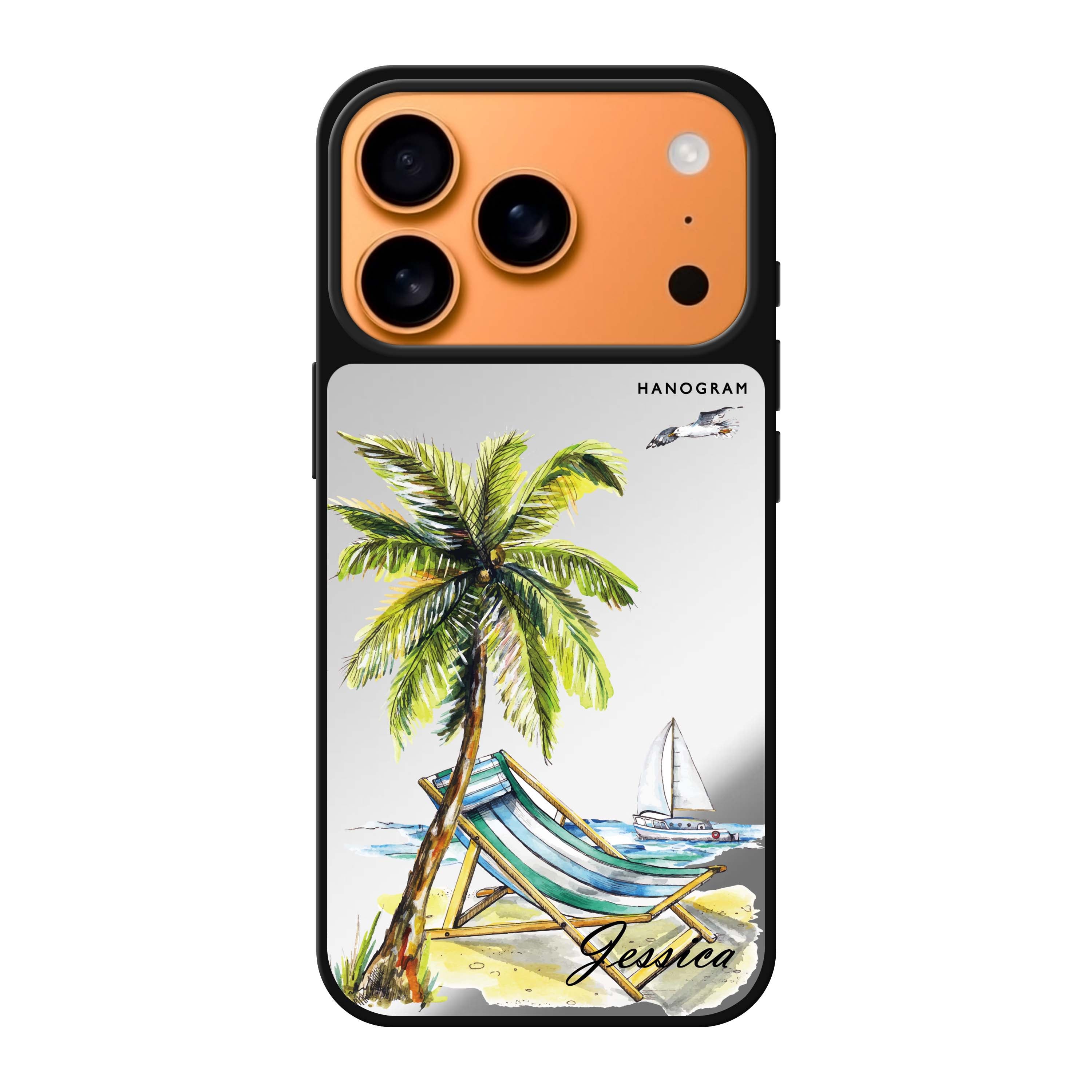 My Watercolour Name iPhone 15 Pro Max MagSafe Compatible Ultra Clear Case