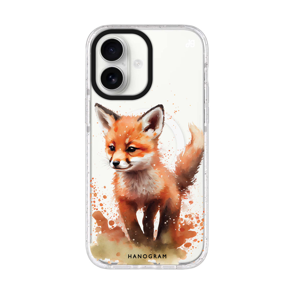 A Fox iPhone 17 ultra clear MagSafe case, front product view