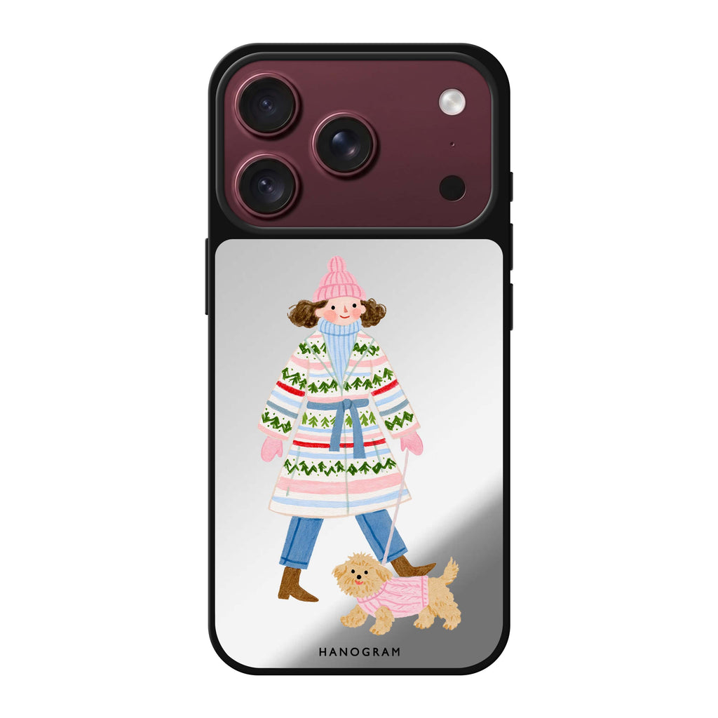 Woolly Walks Together iPhone 18 Pro Max Mirror Case - design view 1