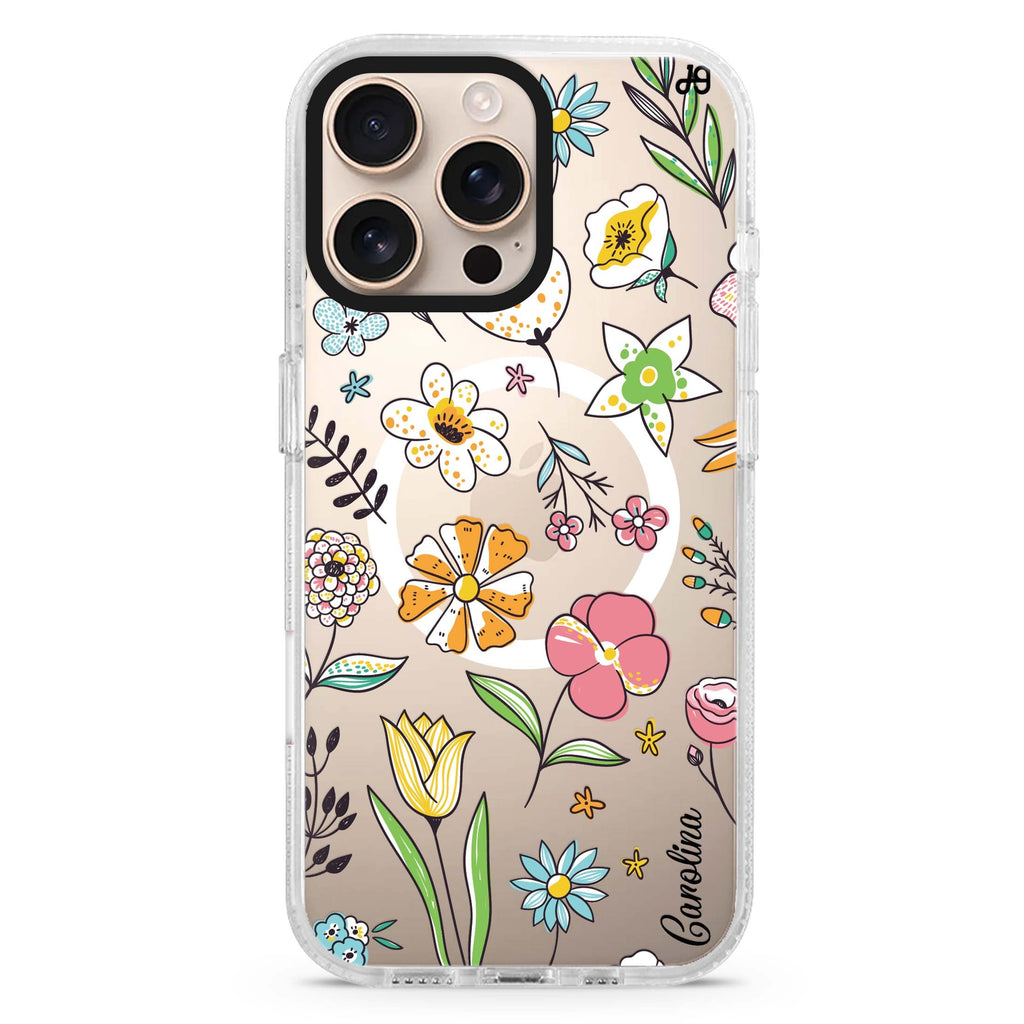 Artistic Face II MagSafe Compatible iPhone 16 Pro Ultra Clear Case - Personalized and Stylish Protection