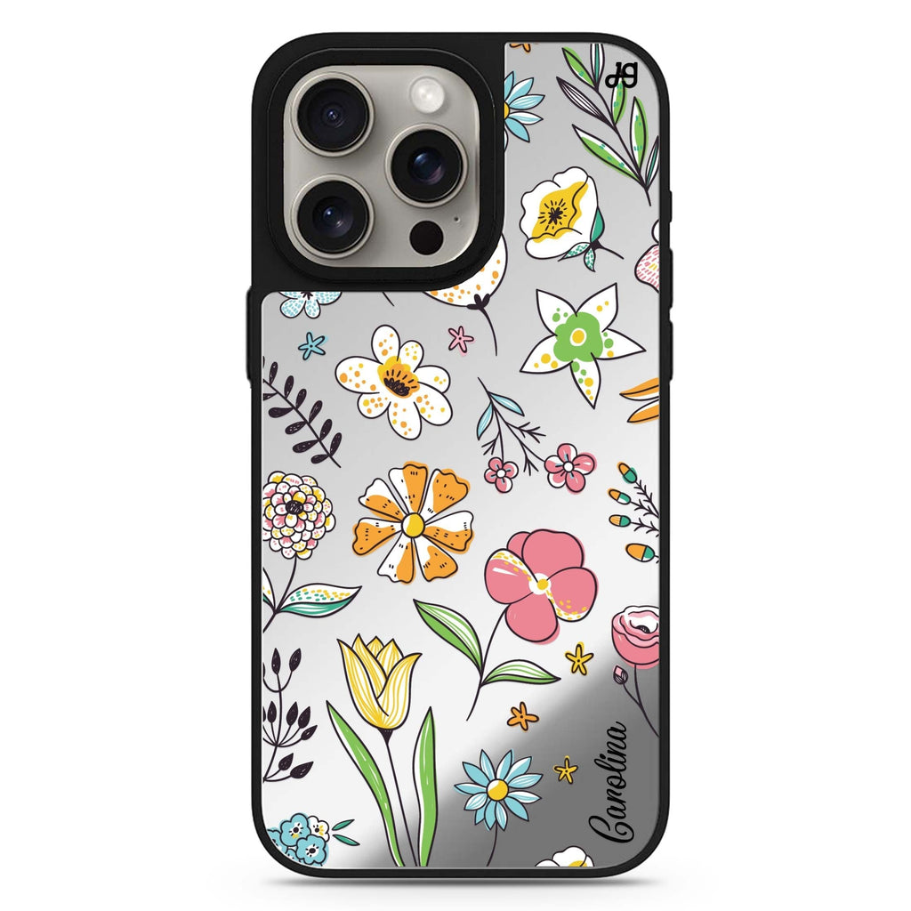 Spring Moment personalized name MagSafe mirror case for iPhone 16/15/14 Pro Max and Pro, main view