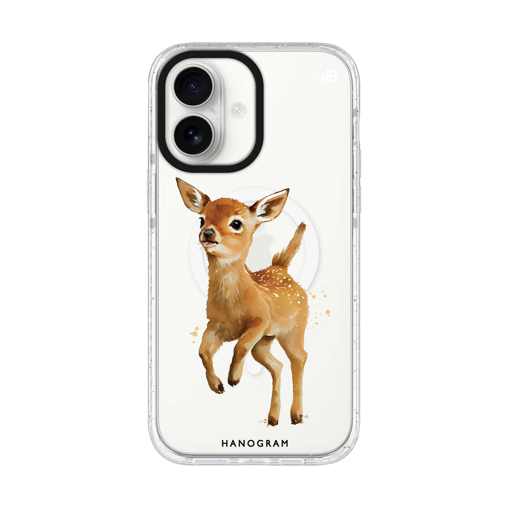 A Deer iPhone 17 ultra clear MagSafe case, front product view