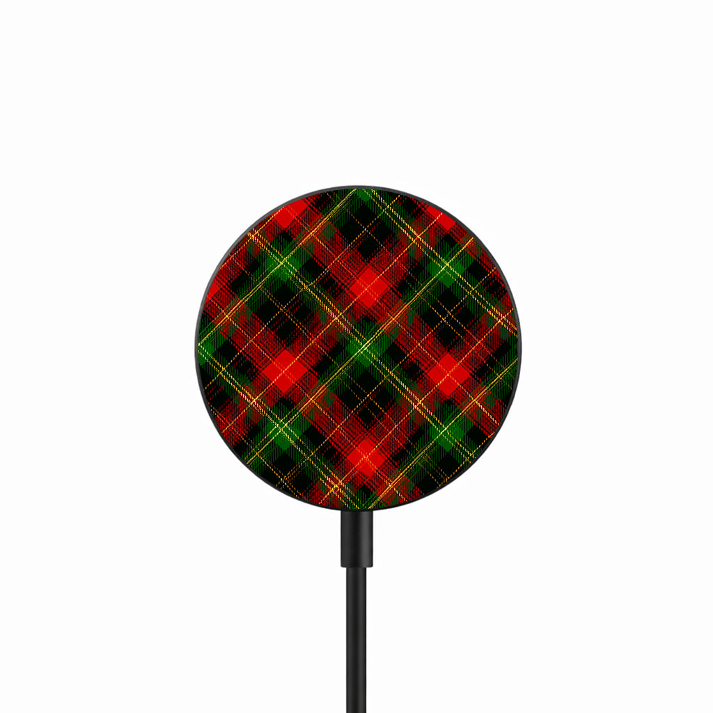 Classic Tartan Plaid 25W Magnetic Wireless Charger