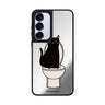 Toilet Cat Samsung Galaxy mirror case front view