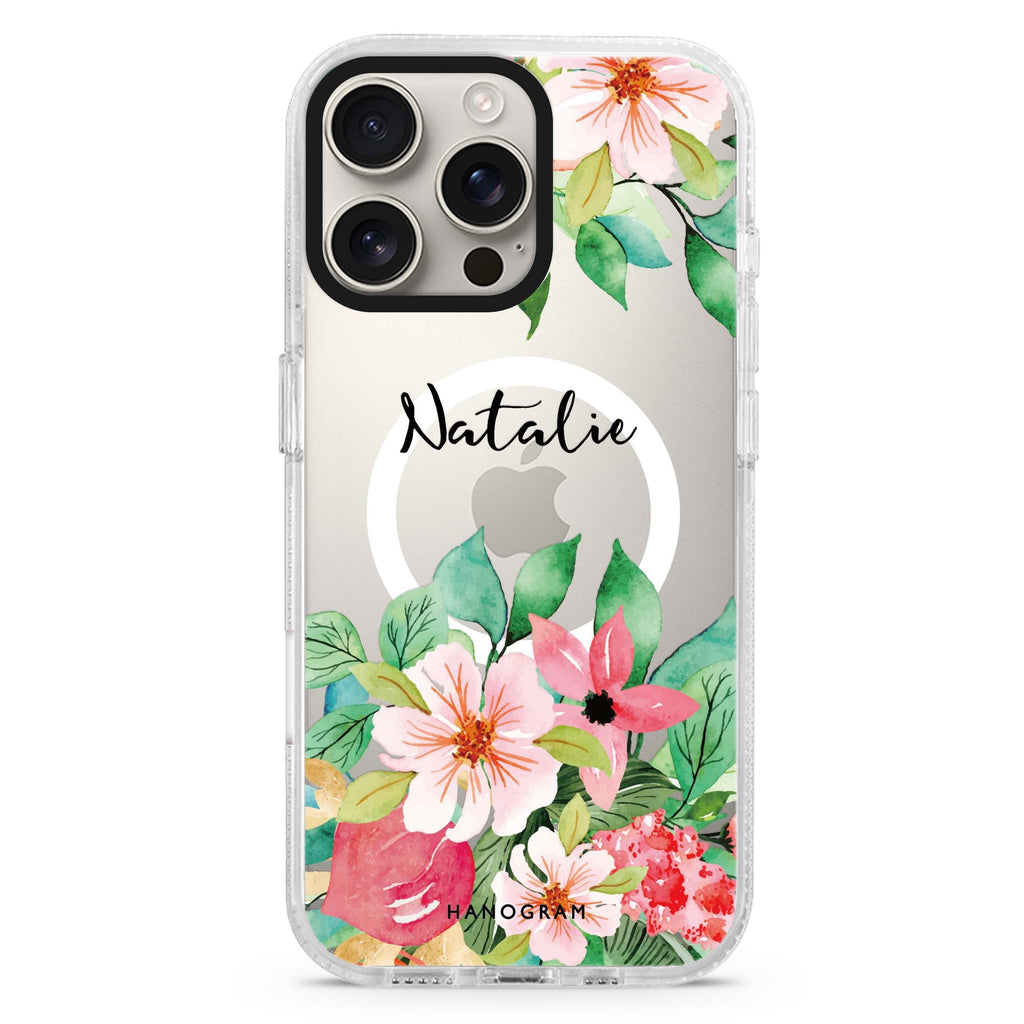 Floral Life MagSafe Compatible Ultra Clear Case