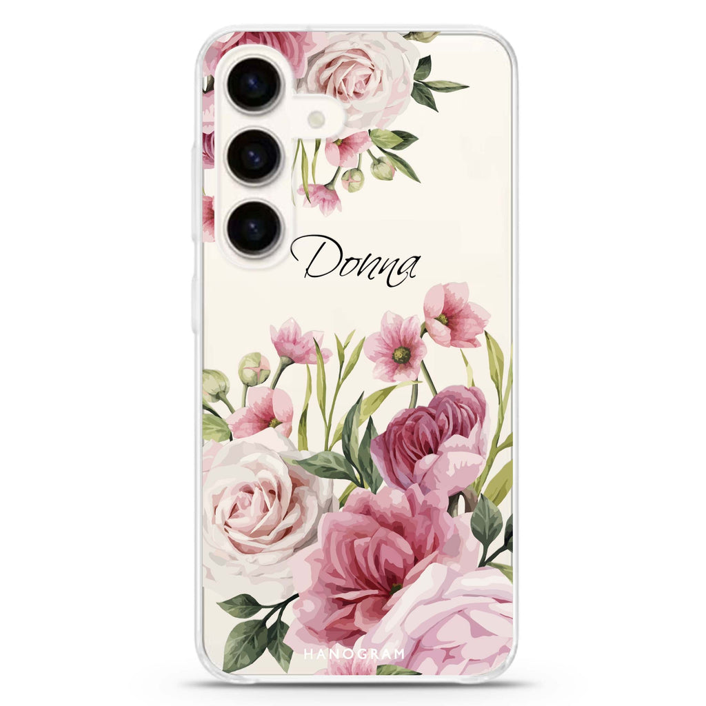 Beautiful Flowers Samsung Galaxy Ultra Clear Case