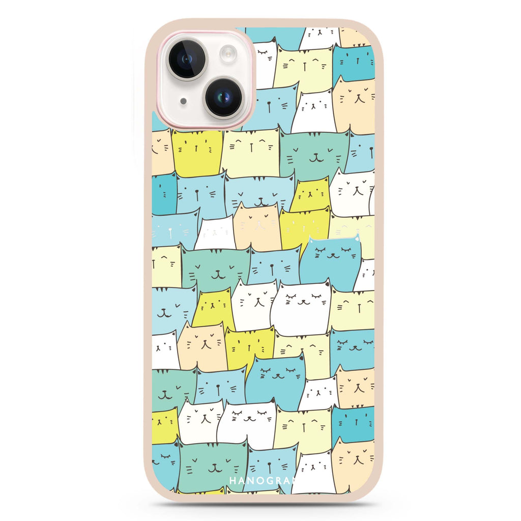 Kitty Chirps iPhone 15 Plus Impact Guard Bumper Case